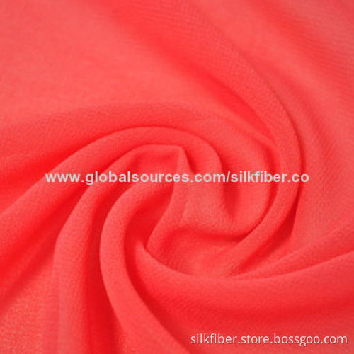 100% polyester composite silk double twill chiffon
